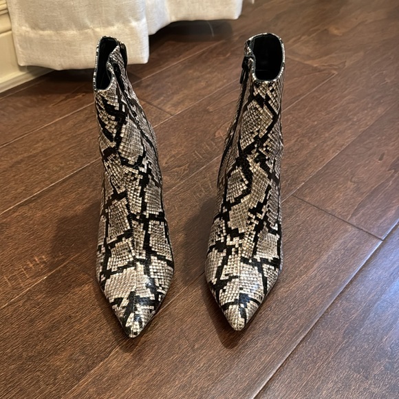 Jeffrey Campbell Raven Python Bootie - Picture 3 of 9